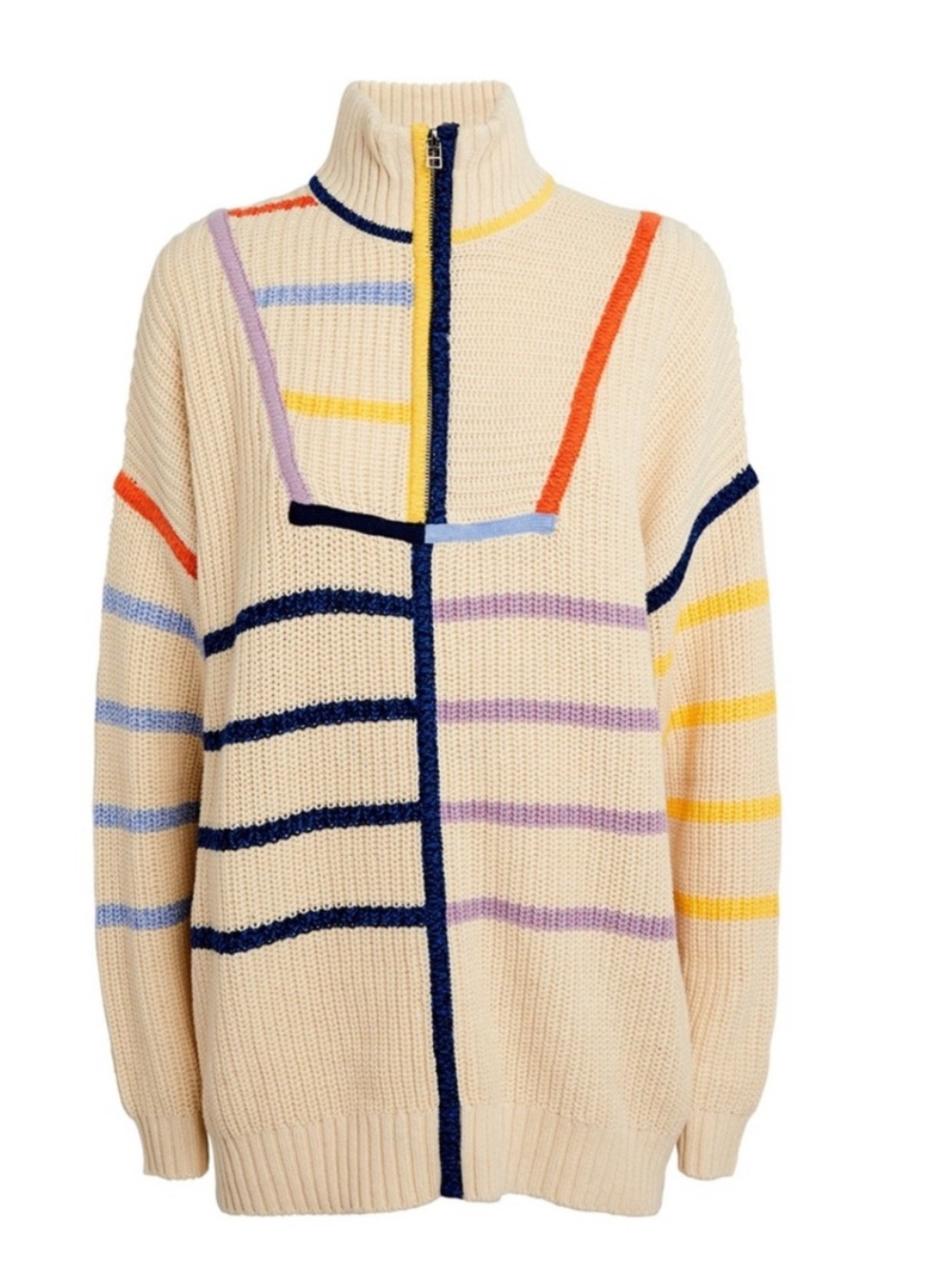 STAUD | Women’s Hampton Half-Zip Sweater Size Medium